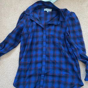 Tuckernuck Plaid Shirt with Puffy Sleeves
